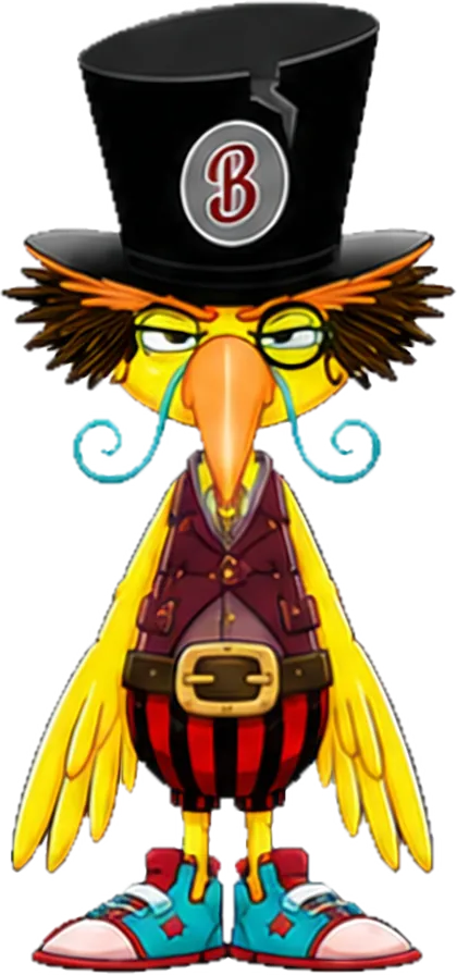 Bad Billy in his top hat
